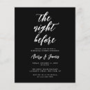 Buscar noche oscura invitaciones Negro