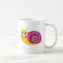 Buscar caracol del dibujo animado tazas Lindo