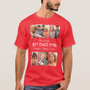 Buscar mejor papá camisetas Collage de fotos