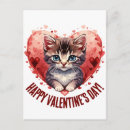Buscar gatito feliz postales Corazón