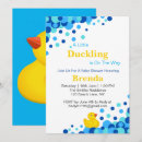 Buscar pato de goma invitaciones Acuarela