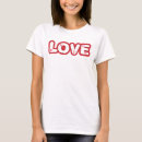 Buscar letras rojas camisetas Amor
