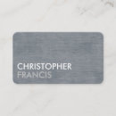 Buscar pulido tarjetas de visita Gris