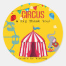 Buscar circo pegatinas Cumpleaños