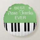 Buscar notas de la música cojines Pianista