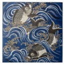 Buscar carpe azulejos Japonés