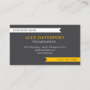 Buscar amarillo y gris tarjetas de visita Para él