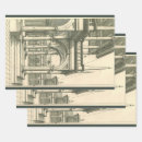 Buscar arquitectura papel de regalo Antiguo