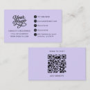 Buscar lavanda tarjetas de visita Clientes