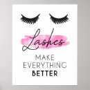 Buscar pestañas posters Extensiones de pestañas