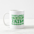 Buscar leprechaun tazas Irlandés