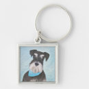 Buscar miniatura llaveros Schnauzer en miniatura