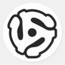 Buscar adaptador de 45 rpm pegatinas Música