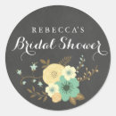 Buscar ducha nupcial pegatinas Vintage