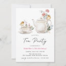 Buscar teapot invitaciones Flores florales
