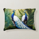 Buscar pavo real blanco cojines Azul