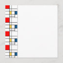 Buscar piet mondrian postales Rojo