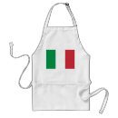 Buscar italia delantales Rojo