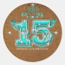 Buscar número 15 pegatinas Cumpleaños