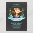 Buscar monkey invitaciones Azul