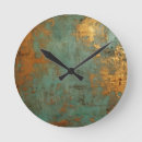 Buscar pátina relojes de pared Cobre
