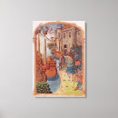 Buscar caballeros medievales lienzos Francés