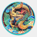 Buscar dragón chino pegatinas Frío