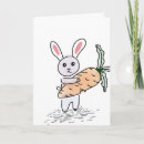Buscar zanahoria linda tarjetas Simple
