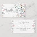 Buscar flores en acuarela tarjetas de visita Moderno