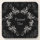 Buscar diseño blanco y negro posavasos Monogramado