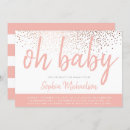 Buscar colores blancos y rosados invitaciones Futura madre