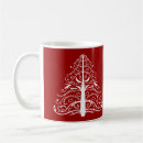 Buscar árbol de navidad blanco tazas Elegante