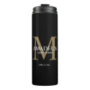 Buscar gold monogram tazas Para él