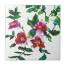Buscar flores elegantes azulejos Rosa