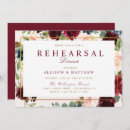 Buscar color burdeos invitaciones Floral