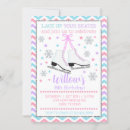 Buscar patines de hielo invitaciones Chica