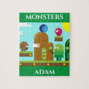 Buscar monstruo puzzles Cualquier niño