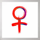 Buscar símbolo femenino posters Mujer