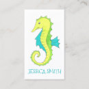 Buscar caballos mar de tarjetas de visita Playa