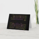 Buscar enero tarjetas de cumpleaños Fecha de nacimiento