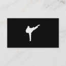 Buscar el kickboxing tarjetas de visita Judo