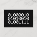 Buscar binario tarjetas de visita Programador