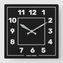 Buscar square relojes de pared Nombre