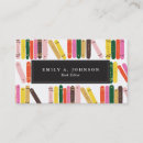 Buscar bibliotecarios tarjetas de visita Para ella