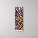 Buscar ojos azules lienzos Morado