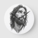 Buscar diseño cristiano relojes de pared Jesús