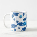 Buscar flor de loto tazas Azul