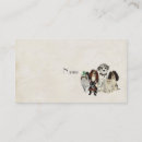 Buscar moda lamentable tarjetas de visita Retro