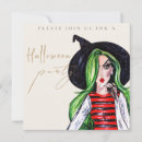 Buscar bruja moda de invitaciones de halloween Adulto