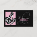 Buscar zapatos tarjetas de visita Lujo